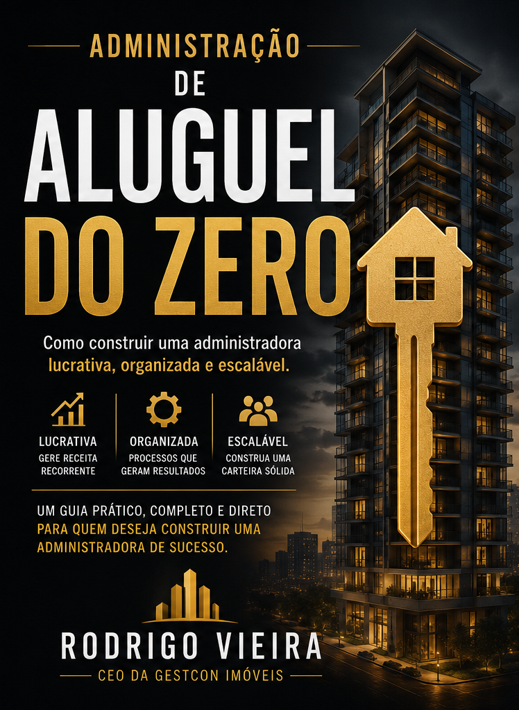 Capa do livro Administração de Aluguel do Zero